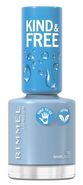 Nagų lakas Rimmel London Kind & Free 152, tidal wave blue sp., 8 ml