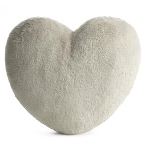 Dekoratyvinė pagalvėlė Heart, šviesiai smėlinė, 45 cm x 45 cm