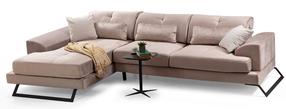 Kampinė sofa Hanah Home Frido 560ARE1167, šviesiai ruda sp., kairinė, 190 x 308 cm x 92 cm