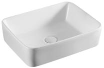 Vonios praustuvas Uptrend Aura TR4565, keramika, 48.5 cm x 38 cm x 13 cm, balta sp.