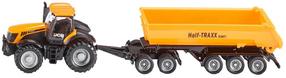  Žaisliniai traktoriai su priedais Siku JCB With Dolly And Tipping Trailer 1858, 1:87, geltona