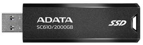 Väline draiv Adata SC610, SSD, 2000 GB, must v.
