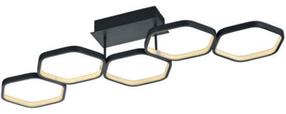 Šviestuvas lubų Reality Vigo R62055142, LED, 3000 °K, 1 x 24 W, nėra gaubto / juoda sp.