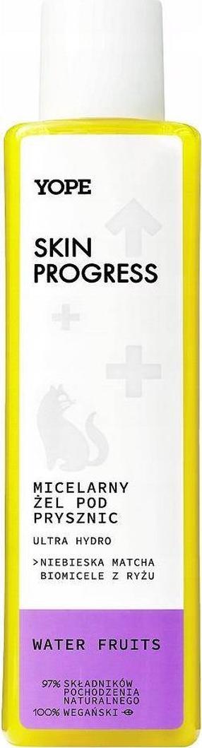 Kūno prausimosi želė Yope Skin Progress Micellar Ultra Hydro, 200 ml