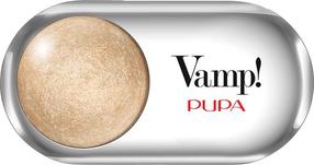Akių šešėliai PUPA Milano Vamp! Wet & Dry, 1.5 g, gold & copper sp. 201 champagne gold