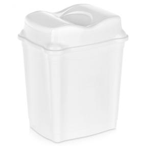 Мусорное ведро Orion YokaHome 731338, белый цв., 9 л, 32 см x 19 см