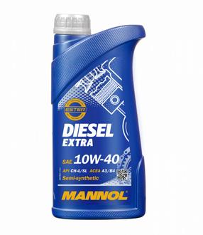 Motoreļļa Mannol Diesel Extra 10W - 40, daļēji sintētiska, 1 l