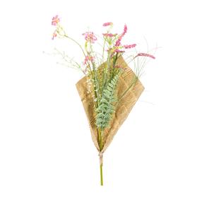 Dirbtinių gėlių puokštė Domoletti, rožinė sp., 80 cm