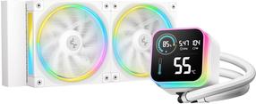 Vandens aušintuvas procesoriui Deepcool LQ240 WH, 282 mm x 27 mm