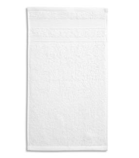 Vonios rankšluostis Malfini Organic ADL 9170001, balta sp., 100 cm x 50 cm
