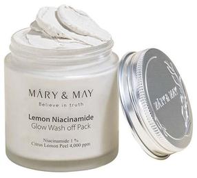 Näomask Mary & May Lemon Niacinamide Glow Wash Off, 125.0 g