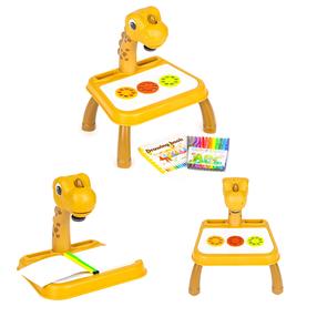 Piešimo projektorius EcoToys Dinosaur HC549653, geltona sp.