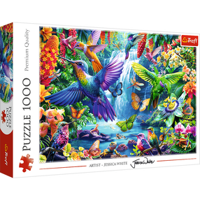 Pusle Trefl Tropical Hummingbirds 10880T, 48 cm x 68.3 cm, 1000 tk, mitmevärviline