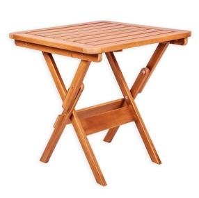 Lauko stalas Heini-2 074, ruda sp., 70 cm x 70 cm x 73 cm