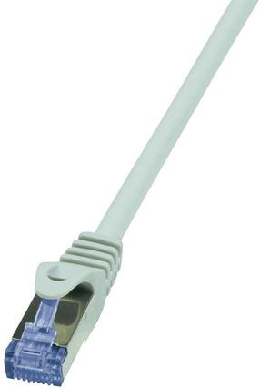 Провод Logilink CAT 6a S/FTP RJ-45 8P8C, RJ-45 8P8C, 50 м, серый цв.