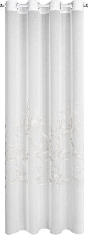 Дневной занавес Estella, белый цв./серебристый цв., 140 см x 250 см