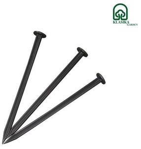 Vinis, 25 cm, plastikas, juoda sp., 50 vnt.