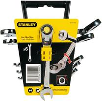 Dvipusis veržliaraktis Stanley Combination Wrenches, 8 - 19 mm, 6 vnt.
