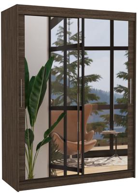 Spinta ADRK Permo 150, ruda sp., 58 cm x 150 cm x 200 cm, su veidrodžiu