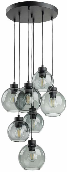 Valgusti lagi TK Lighting Cubus, E27, 7 x 15 W, grafiit v. / must v.