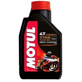 Машинное масло Motul 7100 4T Ester 10W - 30, синтетический, 1 л