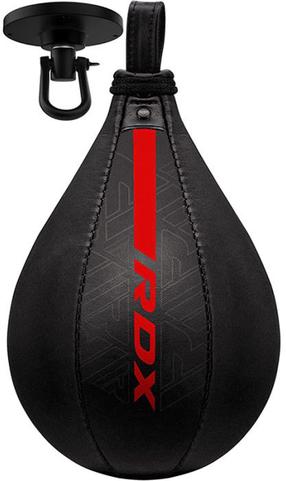 Poksikott RDX Speed Ball F6, must v./punane v.