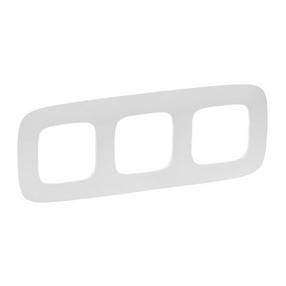 Kolmene raam Legrand Allure 754303, valge v. 3 k.