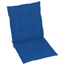 Kėdžių pagalvėlė VLX Garden Chair Cushions 314143, mėlyna sp., 100 cm x 50 cm, 2 vnt.