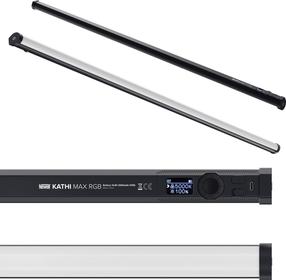 Lampa Newell RGB Kathi Max, 120 cm, balta krās./melna krās.