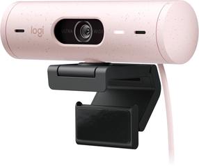 Интернет-камера Logitech Brio 500, розовый цв., CMOS