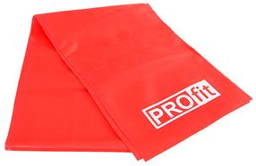 Pasipriešinimo guma PROfit DK 2227, 200 cm x 15 cm x 0.55 cm, raudona sp.