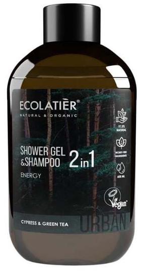 Шампунь, гель для душа Ecolatier 2-in-1 Energy, 600 мл