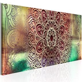 Reprodukcija Artgeist Colourful Mandala N6552, 120 cm x 40 cm