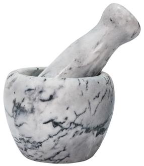 Grūstuvas Zyle ZY867MP, 14 cm, 10 cm, marmurinė pilka sp.