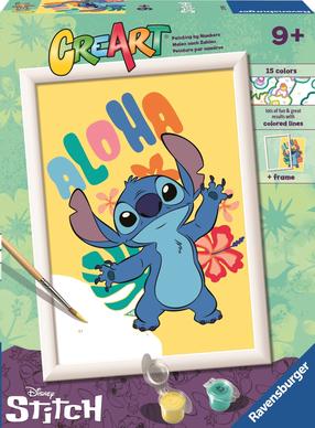 Tapymas pagal skaičius Ravensburger CreArt Stitch, įvairių spalvų