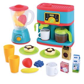 Rotaļu virtuves piederumi, virtuves iekārtu komplekts PlayGo Good Morning 3734, daudzkrāsaina