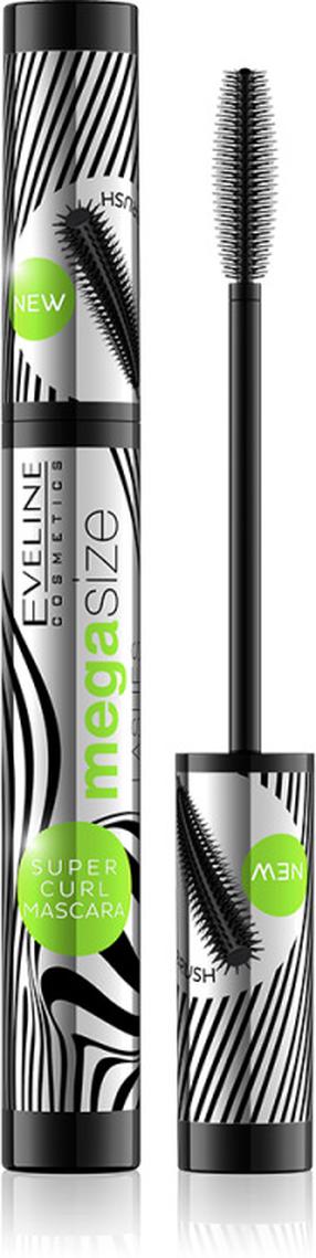 Skropstu tuša Eveline Mega Size Lashes, 10 ml, melna krās. black
