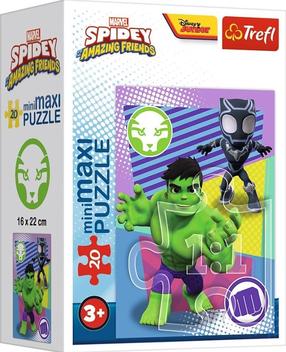 Пазл Trefl Amazing Spidey 4, 20 см x 13 см, 20 шт., многоцветный