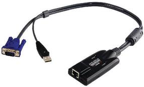 Adapteris Aten KA7170-AX USB, RJ-45, 9 m, juoda