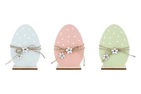 Dekorācija Egg, daudzkrāsaina/(krāsa/dizains tiek izvēlēts nejauši)