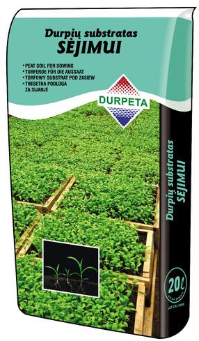 Kūdras substrāts sējai kāposti/dārzeņi Durpeta GP0062, 20 l