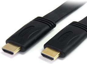Kabelis StarTech HDMI - HDMI 4K HDMIMM6FL HDMI, HDMI, 1.8 m, melna krās.