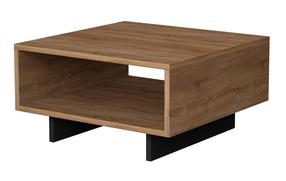 Kavos staliukas Kalune Design Hola, antracito sp./ąžuolo sp., 60 cm x 60 cm x 32 cm