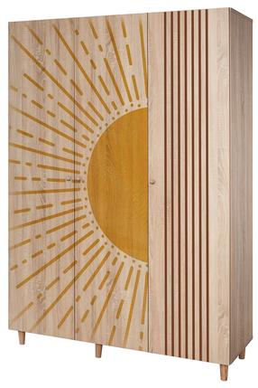 Spinta Kalune Design Lena 971, ruda sp., 52 cm x 135 cm x 192 cm