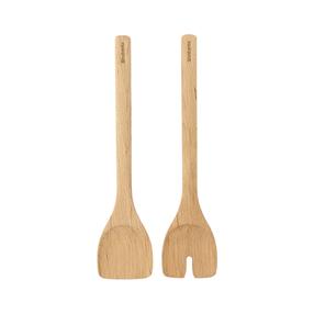 Koka karote, salātu karotes komplekts Brabantia 260643, 7 cm, 30.4 cm, brūna krās., 2 gab.