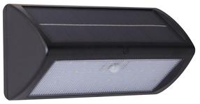 Sieninis lauko šviestuvas Searchlight Solar, 5W, LED, IP44, juoda sp., 20.5 cm x 10.5 cm