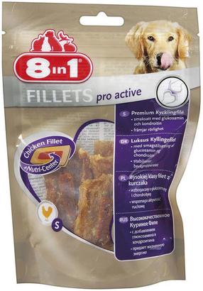 Skanėstas šunims 8in1 Fillets Pro Active, 0.08 kg