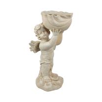 Sodo dekoracija "Angelas" NF14199-2, 34.5 cm x 30.5 cm x 70 cm, rožinė sp./smėlio sp.