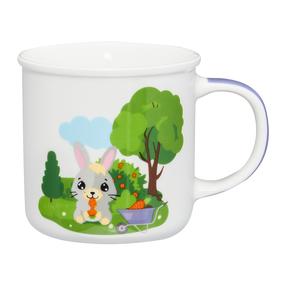 Puodelis Ambition Betty and Bunny Carrot, balta sp./žalia sp., 0.24 l