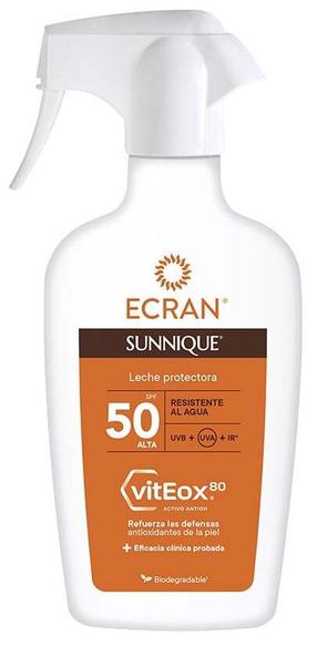 Молочко для ухода за загаром для тела Ecran Spray Sunnique SPF50, 270 мл